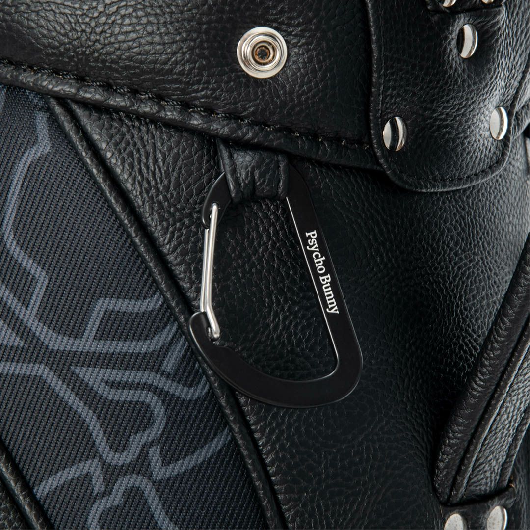 PsychoBunny ユニセックス メンズ レディース スタンドキャディバッグ ブラック 詳細12