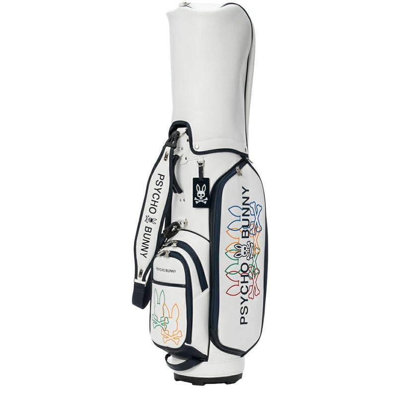 PsychoBunny ユニセックス メンズ レディース スタンドキャディバッグ ホワイト