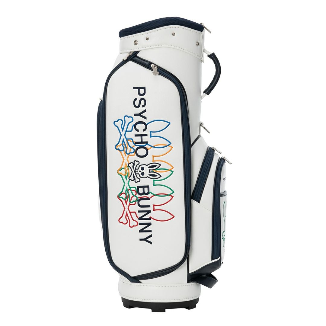 PsychoBunny ユニセックス メンズ レディース スタンドキャディバッグ ホワイト 詳細3