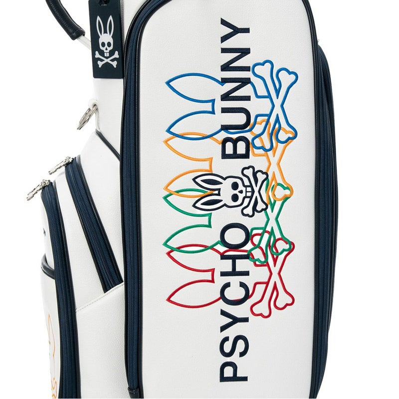 PsychoBunny ユニセックス メンズ レディース スタンドキャディバッグ ホワイト 詳細9