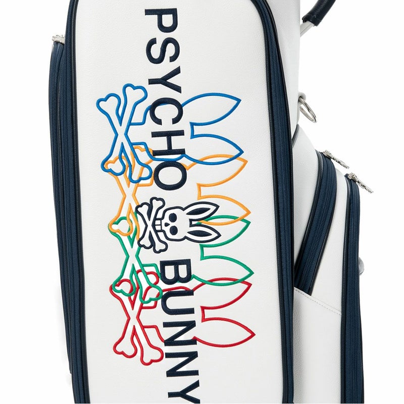 PsychoBunny ユニセックス メンズ レディース スタンドキャディバッグ ホワイト 詳細11