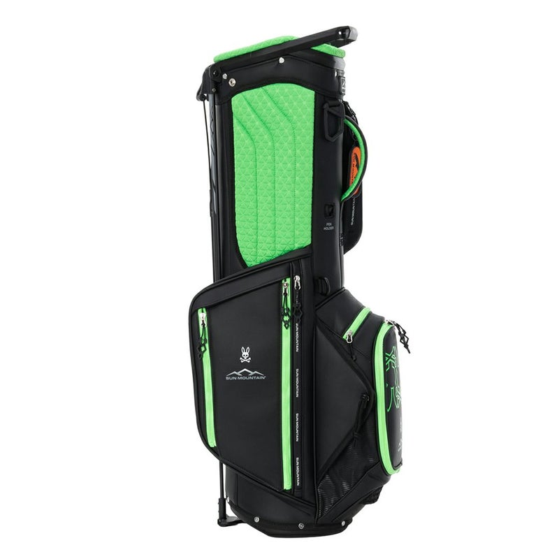 PsychoBunny サンマウンテン コラボ ユニセックス メンズ レディース スタンドキャディバッグ ブラック 詳細3