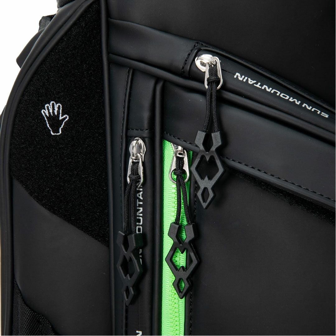 PsychoBunny サンマウンテン コラボ ユニセックス メンズ レディース スタンドキャディバッグ ブラック 詳細11