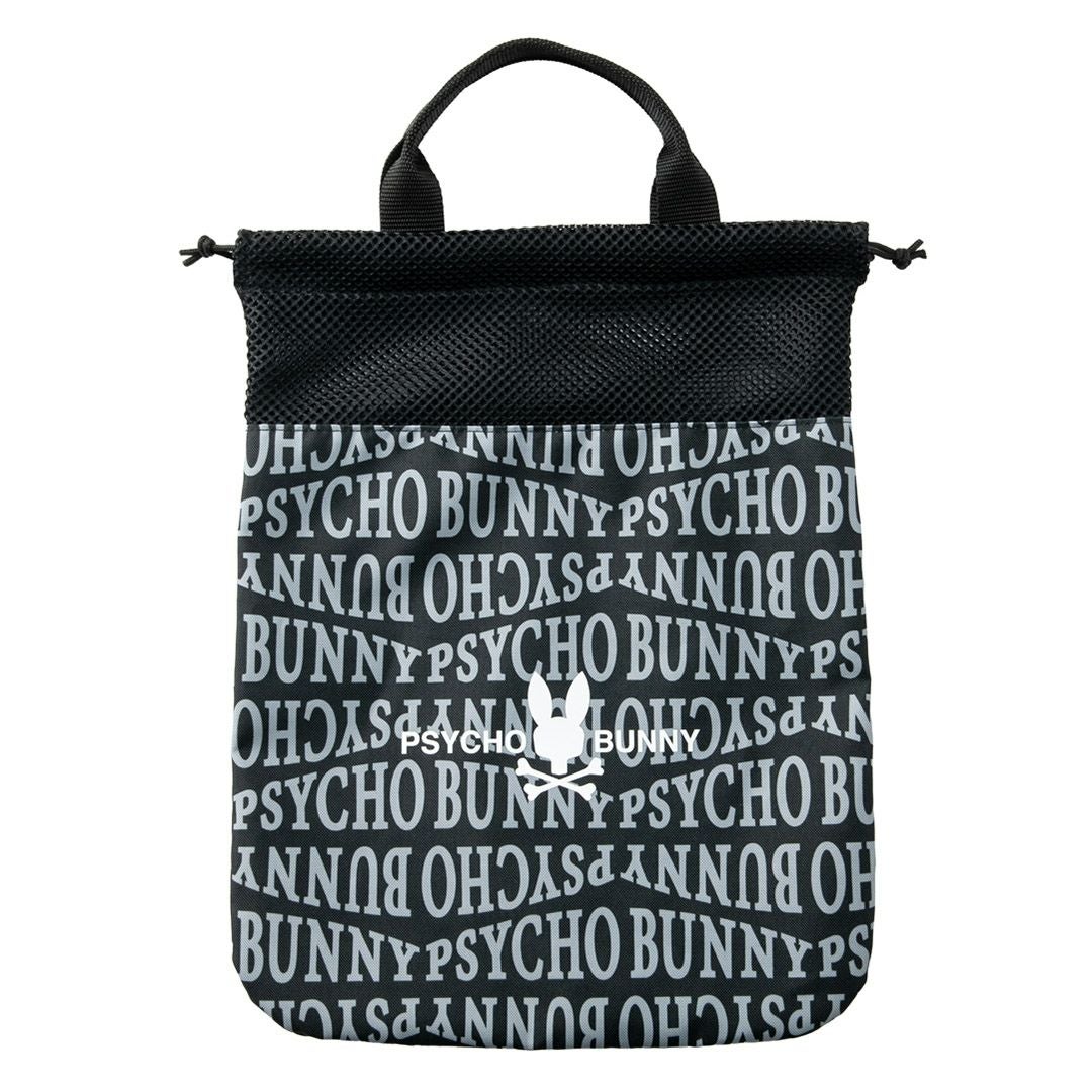 PsychoBunny ユニセックス メンズ レディース マルチバッグ マルチケース ブラック 表