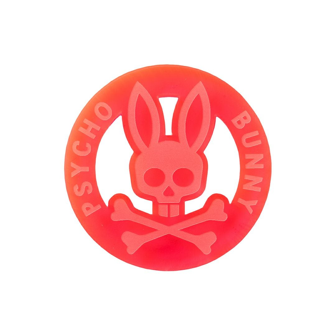 PsychoBunny ユニセックス メンズ レディース ゴルフマーカー 蛍光マーカー レッド