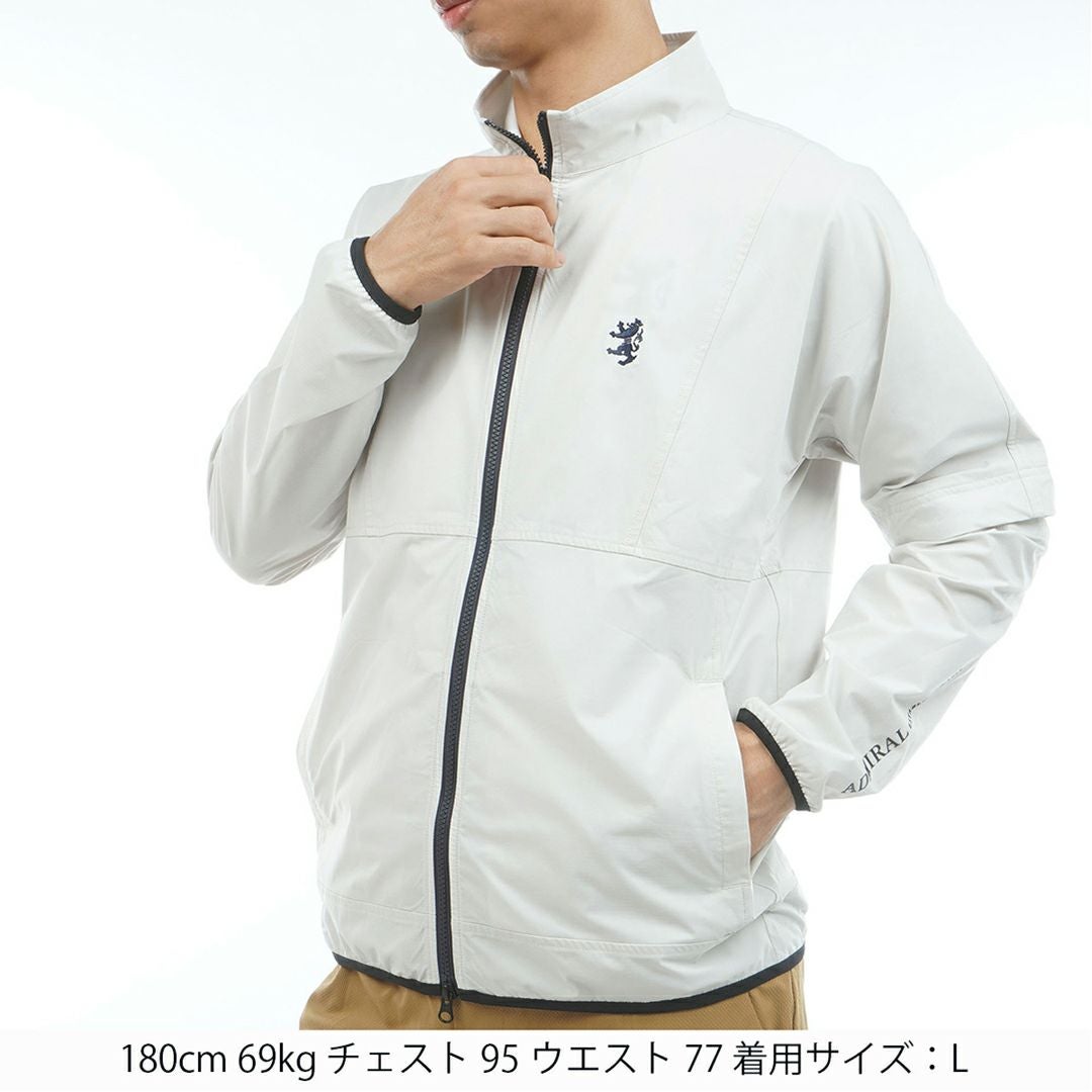 アドミラルゴルフ Admiral GOLF メンズ 2WAY ウィンドジャケット ADMA601 アイボリー