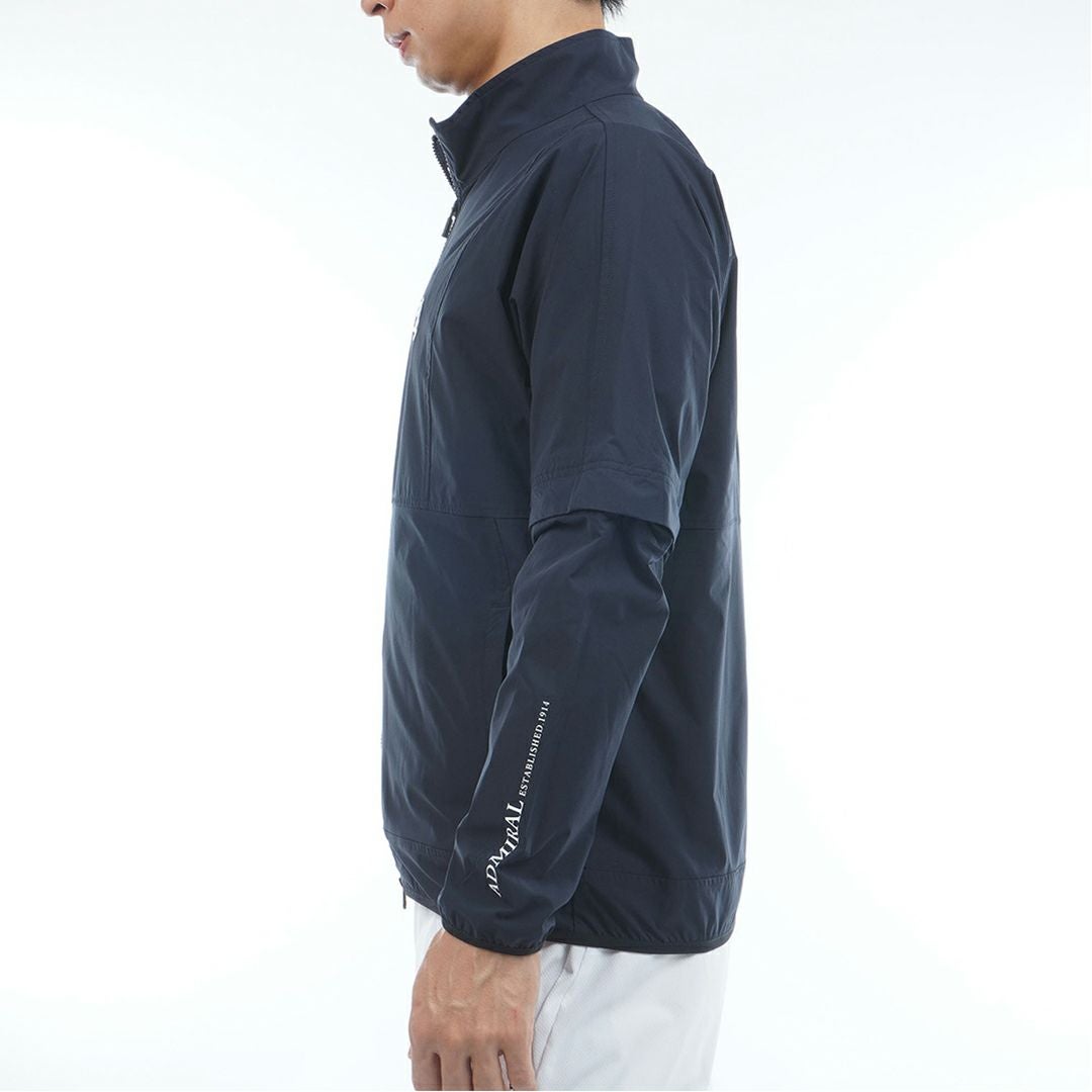アドミラルゴルフ Admiral GOLF メンズ 2WAY ウィンドジャケット ADMA601 ネイビー