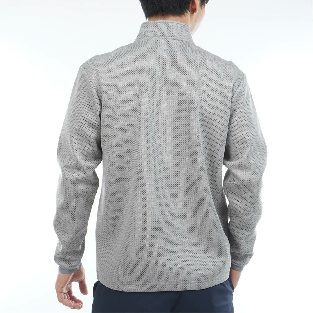 Admiral GOLF アドミラルゴルフ メンズ ゴルフウェア 長袖 ニット トレーナー ADMA602 グレー 詳細3