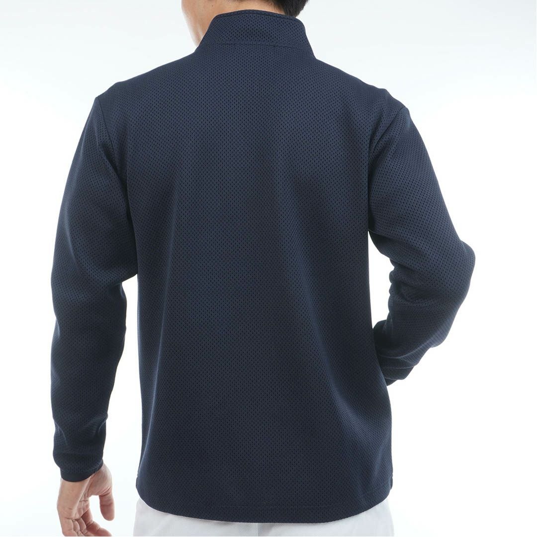 Admiral GOLF アドミラルゴルフ メンズ ゴルフウェア 長袖 ニット トレーナー ADMA602 ネイビー 詳細2