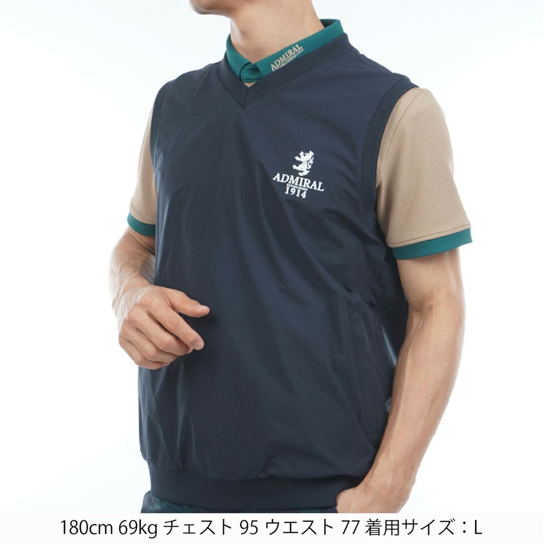 アドミラルゴルフ Admiral GOLF メンズ ウィンドベスト ADMA603 ネイビー