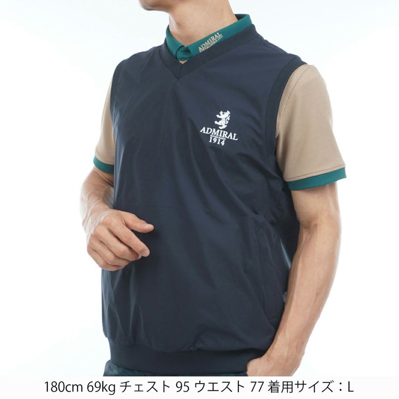 アドミラルゴルフ Admiral GOLF メンズ ウィンドベスト ADMA603 ネイビー