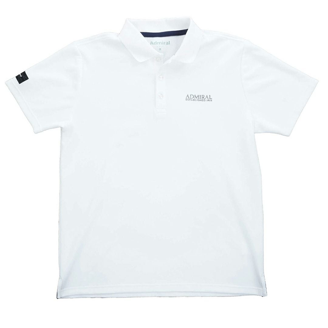 アドミラルゴルフ Admiral GOLF メンズ カラタッチ ポロシャツ ADMA606 ホワイト