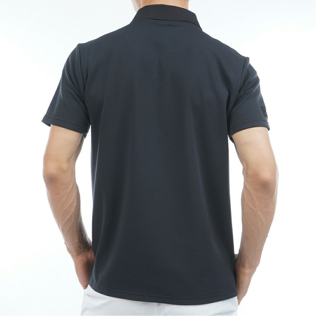 アドミラルゴルフ Admiral GOLF メンズ カラタッチ ポロシャツ ADMA606 ブラック