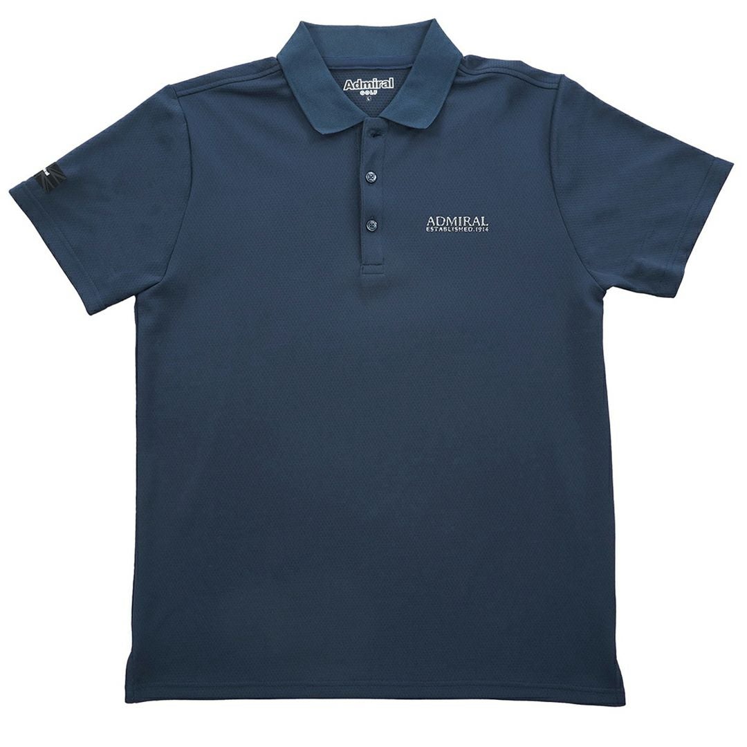 アドミラルゴルフ Admiral GOLF メンズ カラタッチ ポロシャツ ADMA606 ネイビー