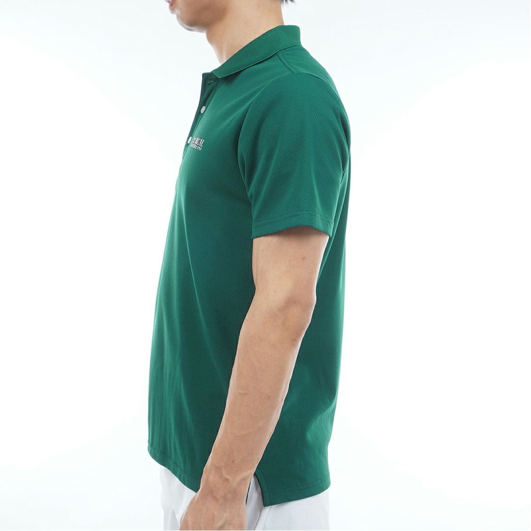 アドミラルゴルフ Admiral GOLF メンズ カラタッチ ポロシャツ ADMA606 ダークグリーン