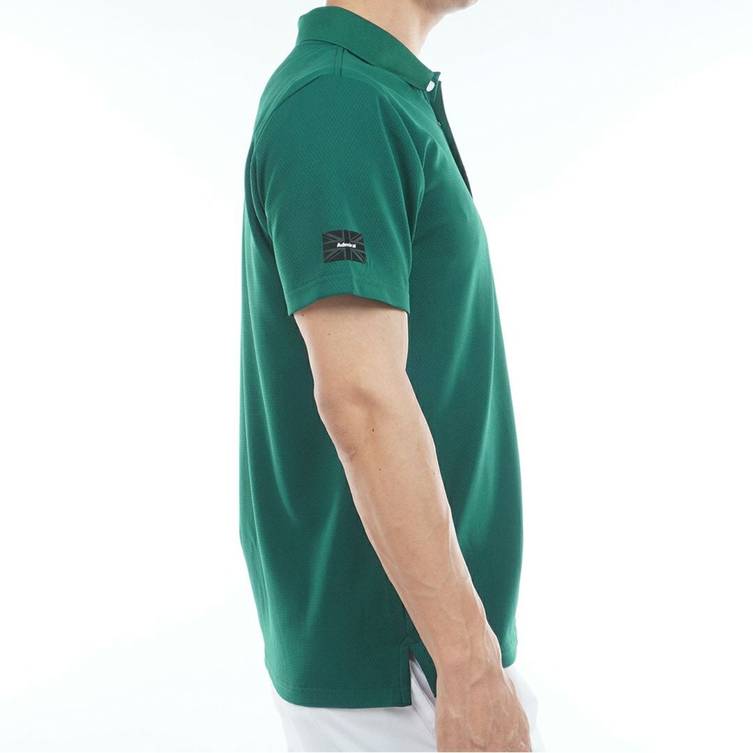アドミラルゴルフ Admiral GOLF メンズ カラタッチ ポロシャツ ADMA606 ダークグリーン