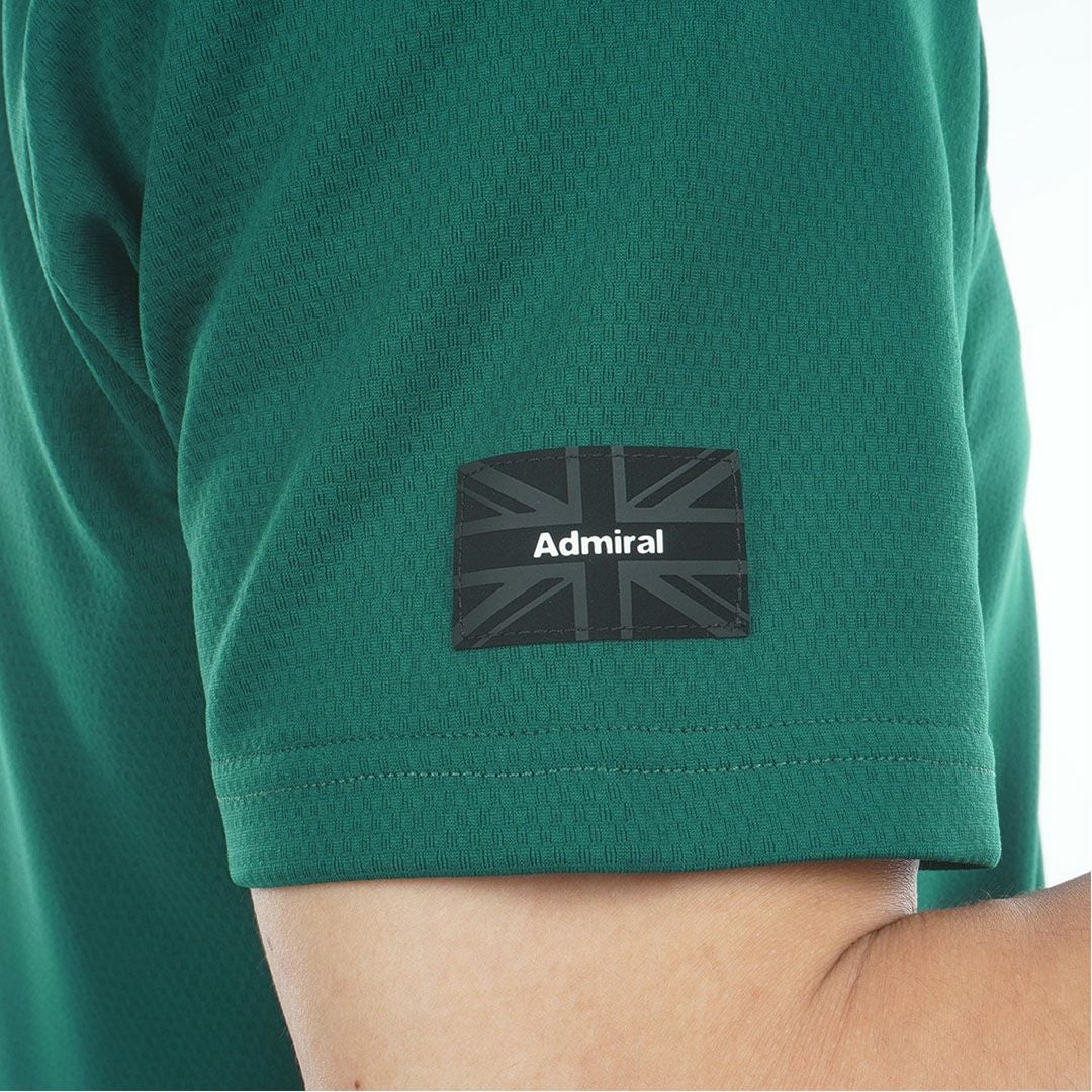 アドミラルゴルフ Admiral GOLF メンズ カラタッチ ポロシャツ ADMA606 ダークグリーン