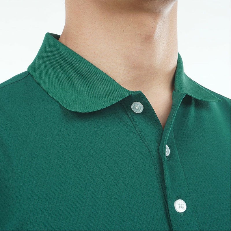 アドミラルゴルフ Admiral GOLF メンズ カラタッチ ポロシャツ ADMA606 ダークグリーン