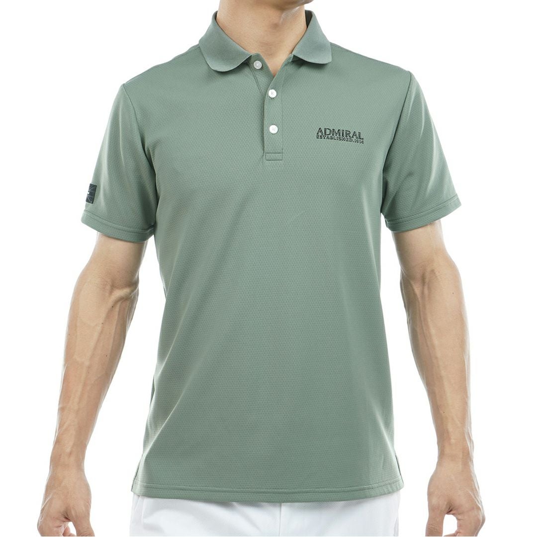 アドミラルゴルフ Admiral GOLF メンズ カラタッチ ポロシャツ ADMA606 カーキ
