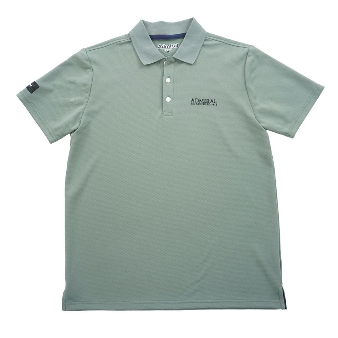 アドミラルゴルフ Admiral GOLF メンズ カラタッチ ポロシャツ ADMA606 カーキ