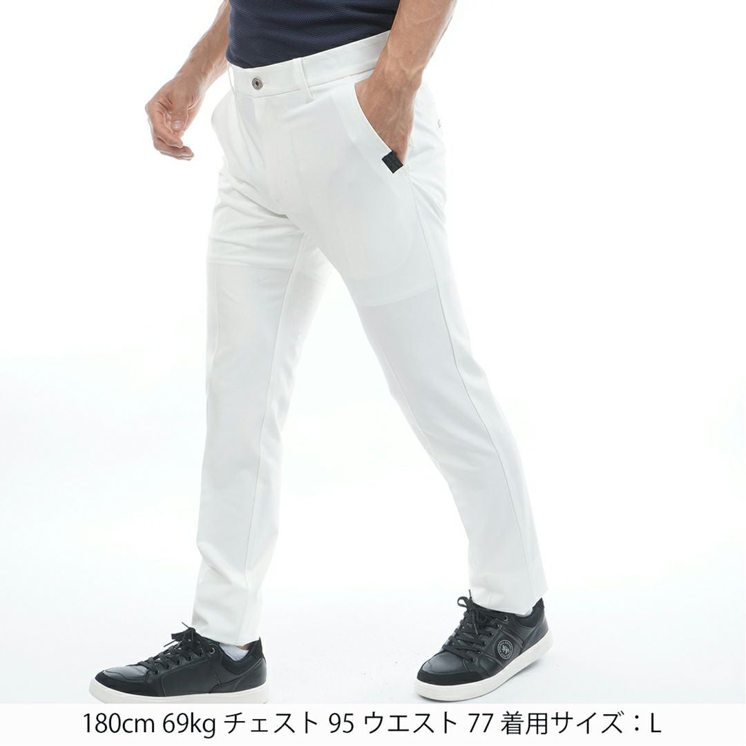 アドミラルゴルフ Admiral GOLF メンズ 4WAYツイル テーパードパンツ ADMA608 ホワイト