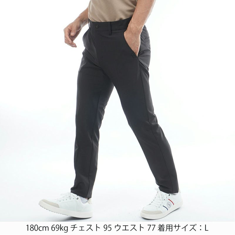 アドミラルゴルフ Admiral GOLF メンズ 4WAYツイル テーパードパンツ ADMA608 ブラック