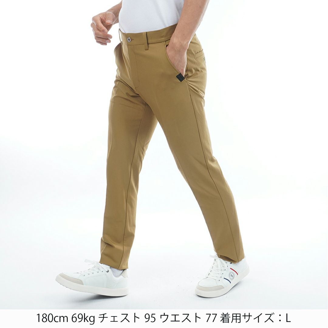 アドミラルゴルフ Admiral GOLF メンズ 4WAYツイル テーパードパンツ ADMA608 ベージュ