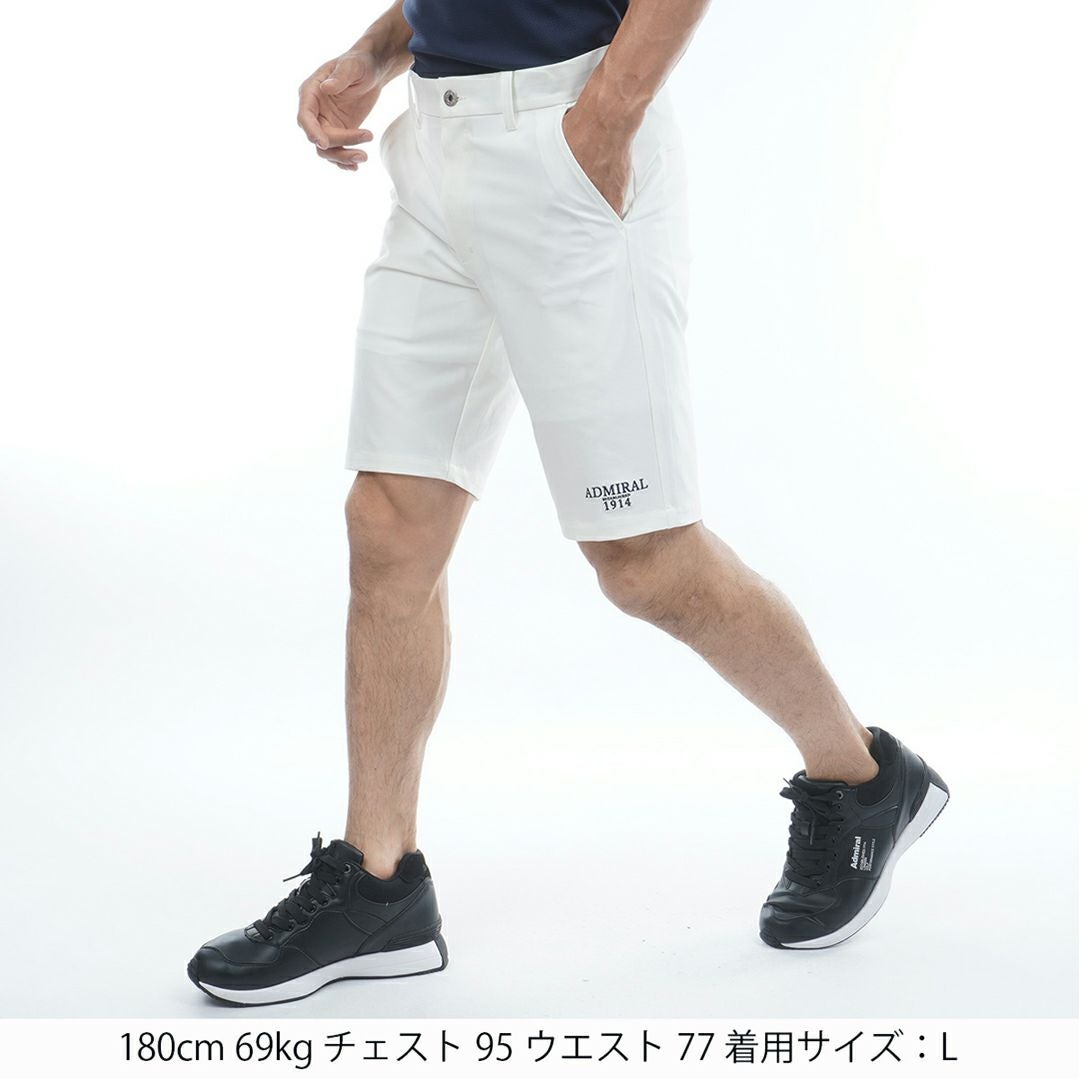 アドミラルゴルフ Admiral GOLF メンズ 4WAYツイル ショートパンツ ADMA609 ホワイト