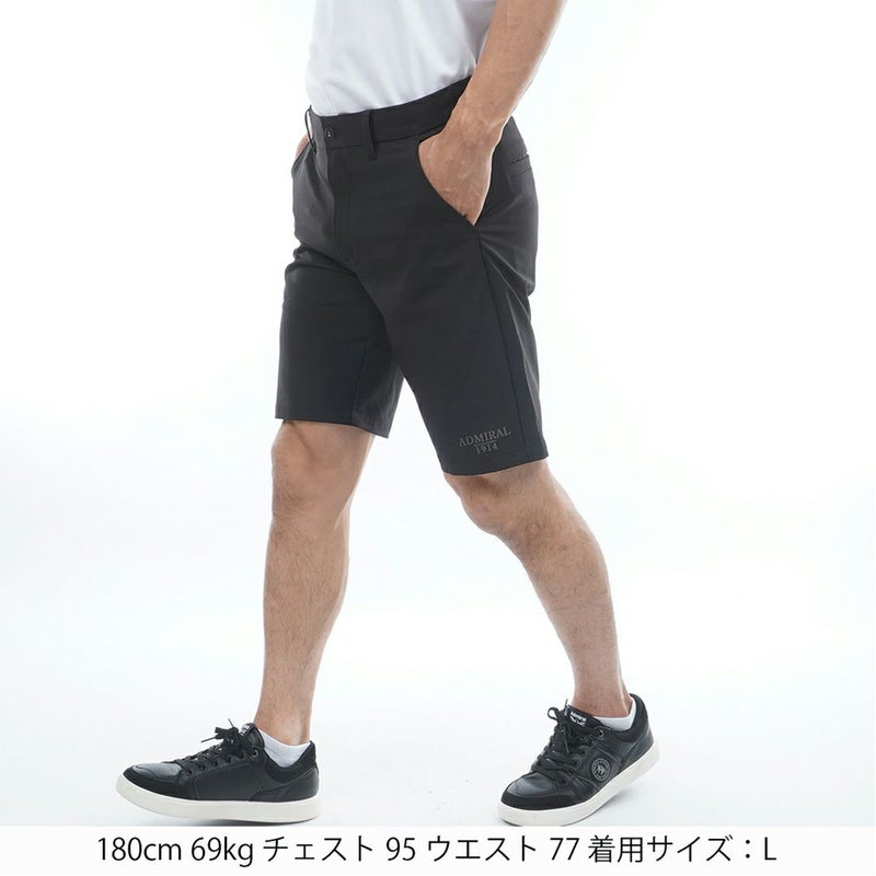 アドミラルゴルフ Admiral GOLF メンズ 4WAYツイル ショートパンツ ADMA609 ブラック
