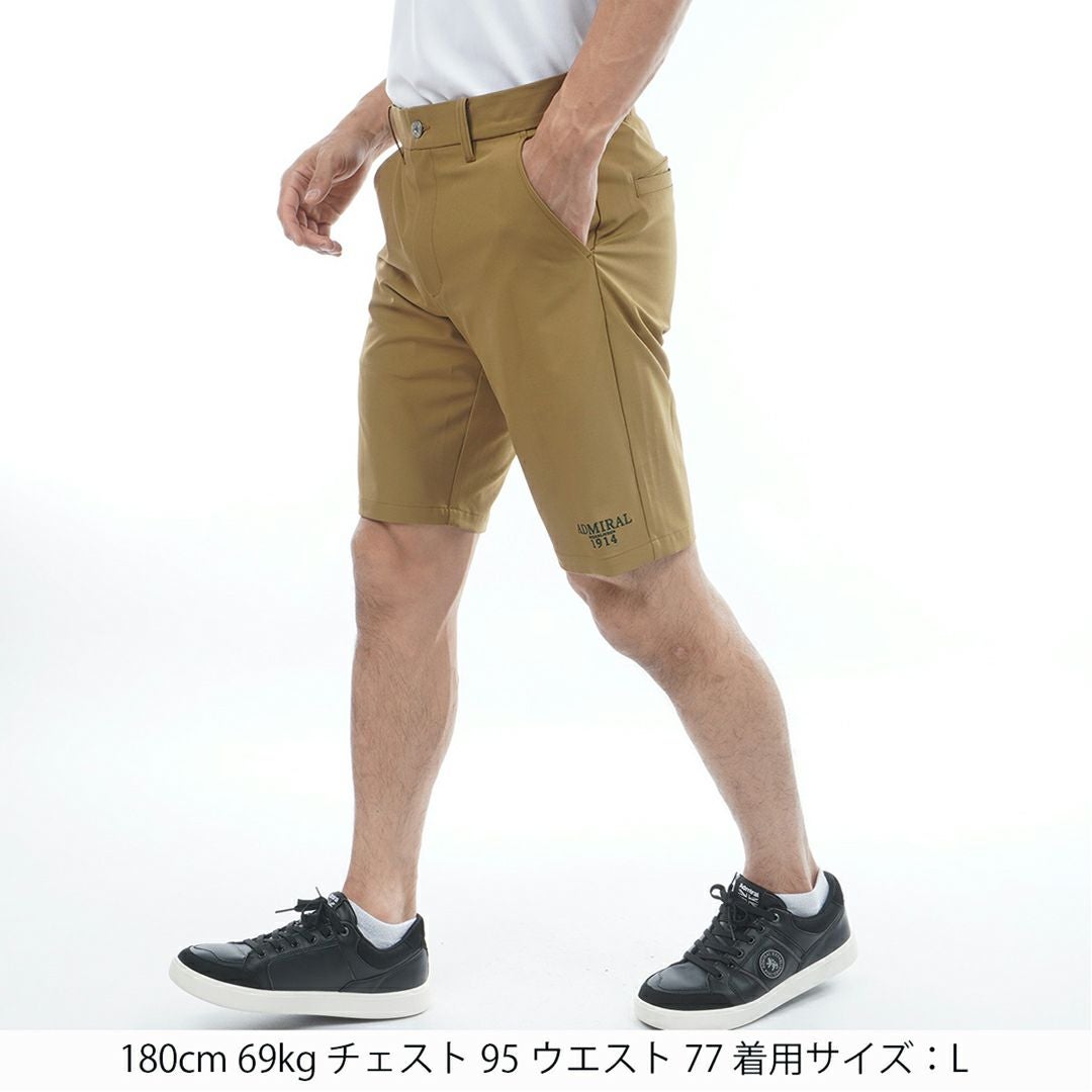 アドミラルゴルフ Admiral GOLF メンズ 4WAYツイル ショートパンツ ADMA609 ベージュ