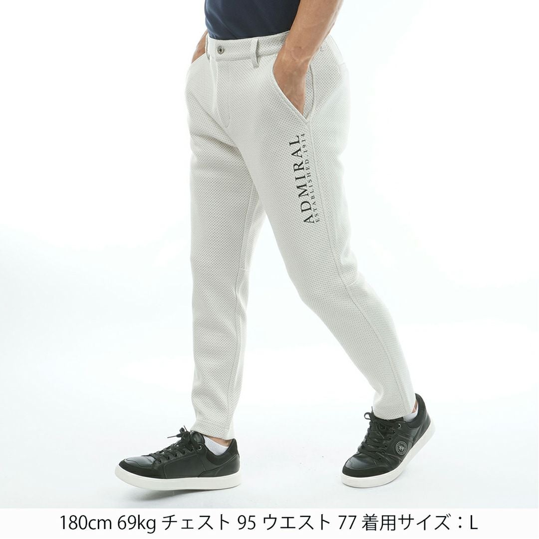 Admiral GOLF アドミラルゴルフ メンズ ゴルフウェア ADMA610 パンツ アイボリー 詳細1