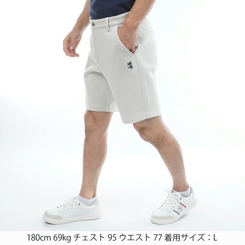 Admiral GOLF アドミラルゴルフ メンズ ゴルフウェア ショートパンツ ADMA611 アイボリー 詳細1