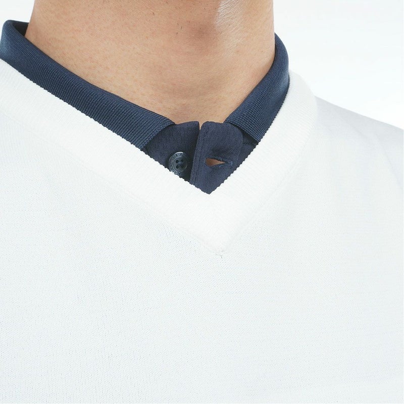 AdmiralGOLF アドミラルゴルフ メンズ ゴルフウェア ニットベスト ホワイト 詳細8