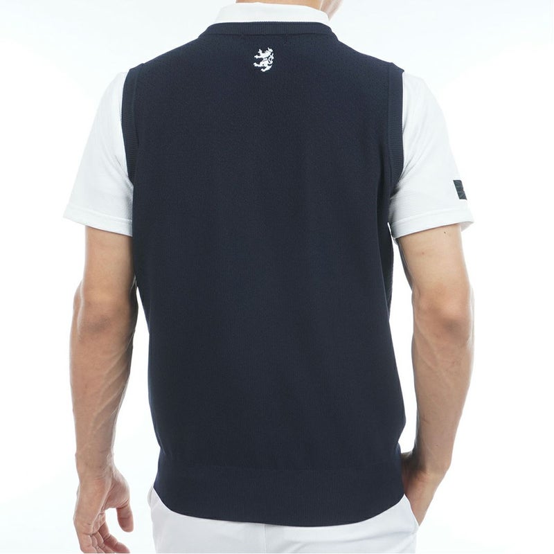 AdmiralGOLF アドミラルゴルフ メンズ ゴルフウェア ニットベストネイビー 詳細3