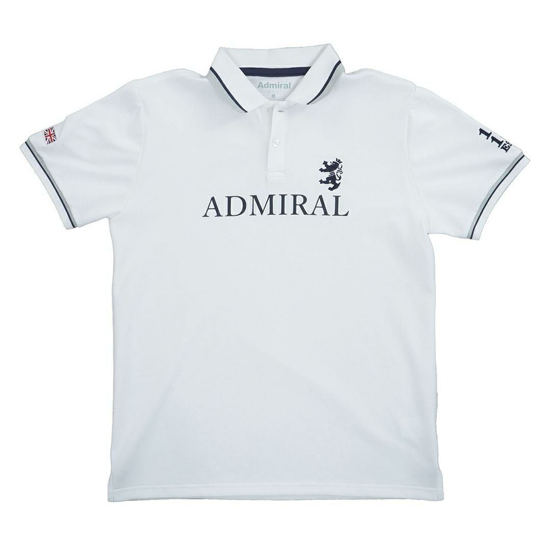 AdmiralGOLF アドミラル ゴルフ メンズ カラタッチ ポロシャツ ホワイト 詳細4