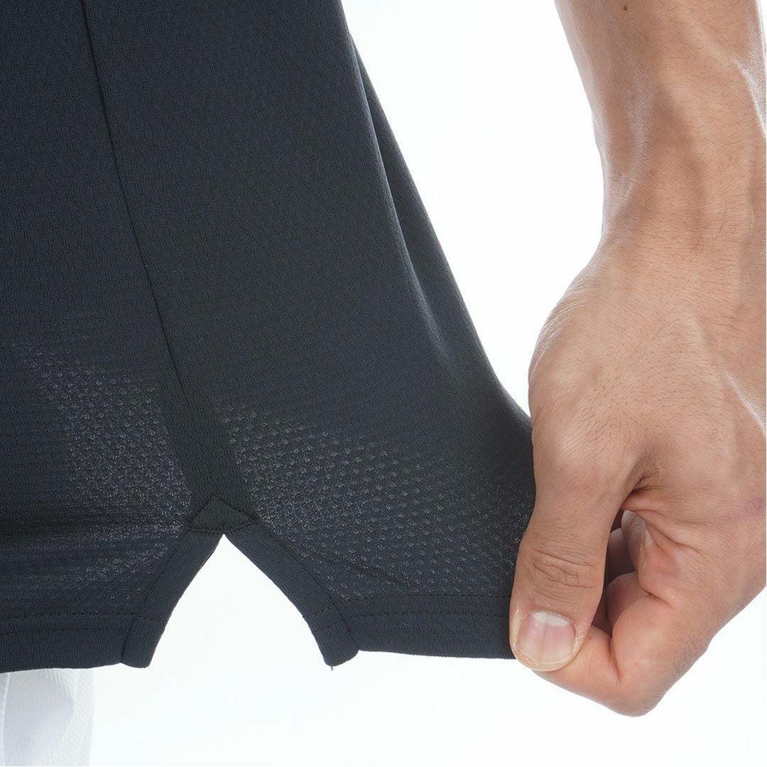 AdmiralGOLF アドミラル ゴルフ メンズ カラタッチ ポロシャツ ブラック 詳細6