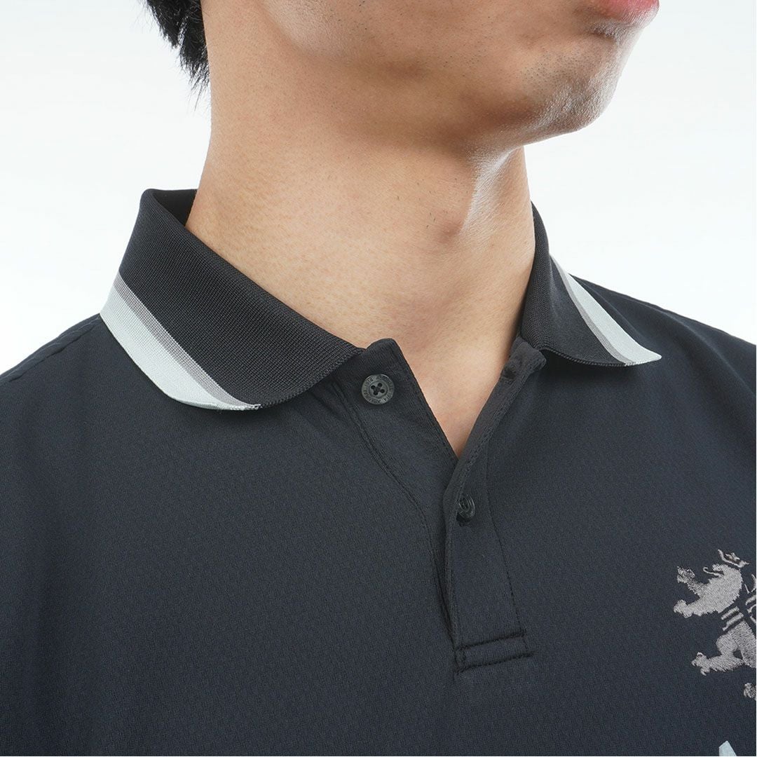 AdmiralGOLF アドミラル ゴルフ メンズ カラタッチ ポロシャツ ブラック 詳細8