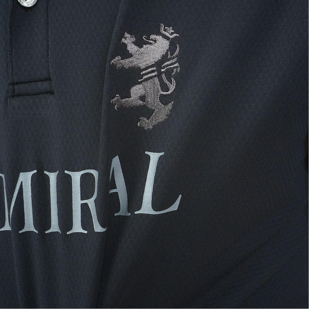 AdmiralGOLF アドミラル ゴルフ メンズ カラタッチ ポロシャツ ブラック 詳細9