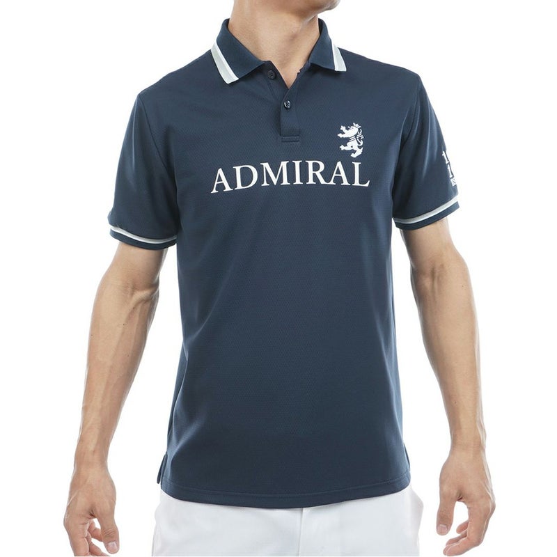 AdmiralGOLF アドミラル ゴルフ メンズ カラタッチ ポロシャツ ネイビー 詳細1