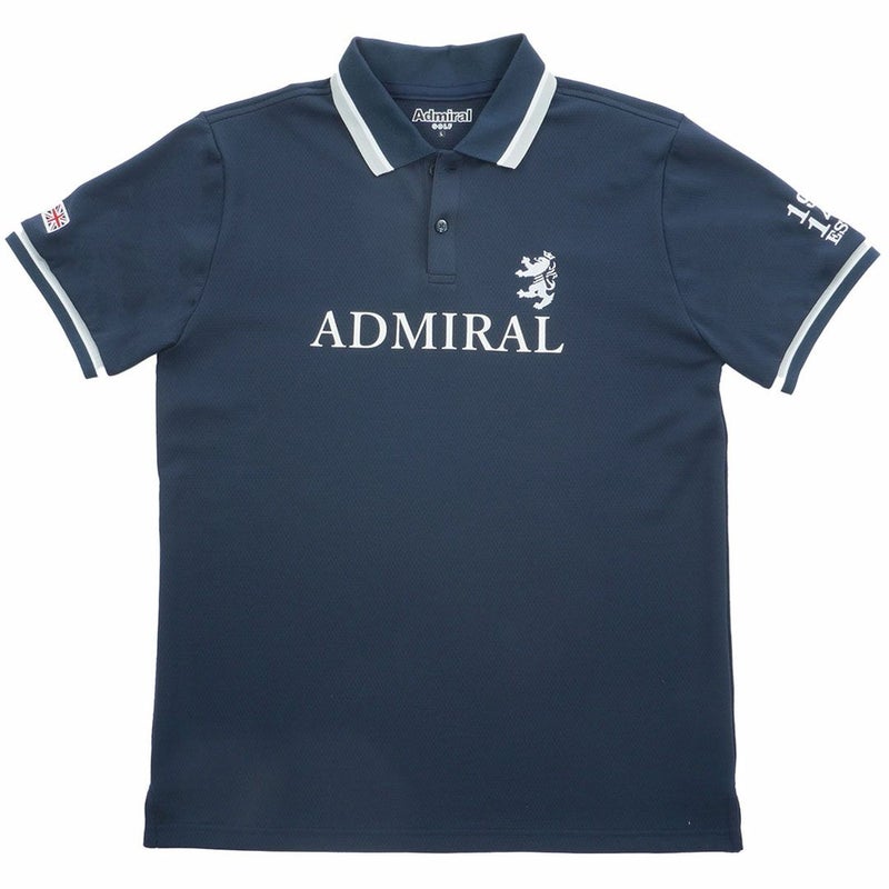 AdmiralGOLF アドミラル ゴルフ メンズ カラタッチ ポロシャツ ネイビー 詳細4