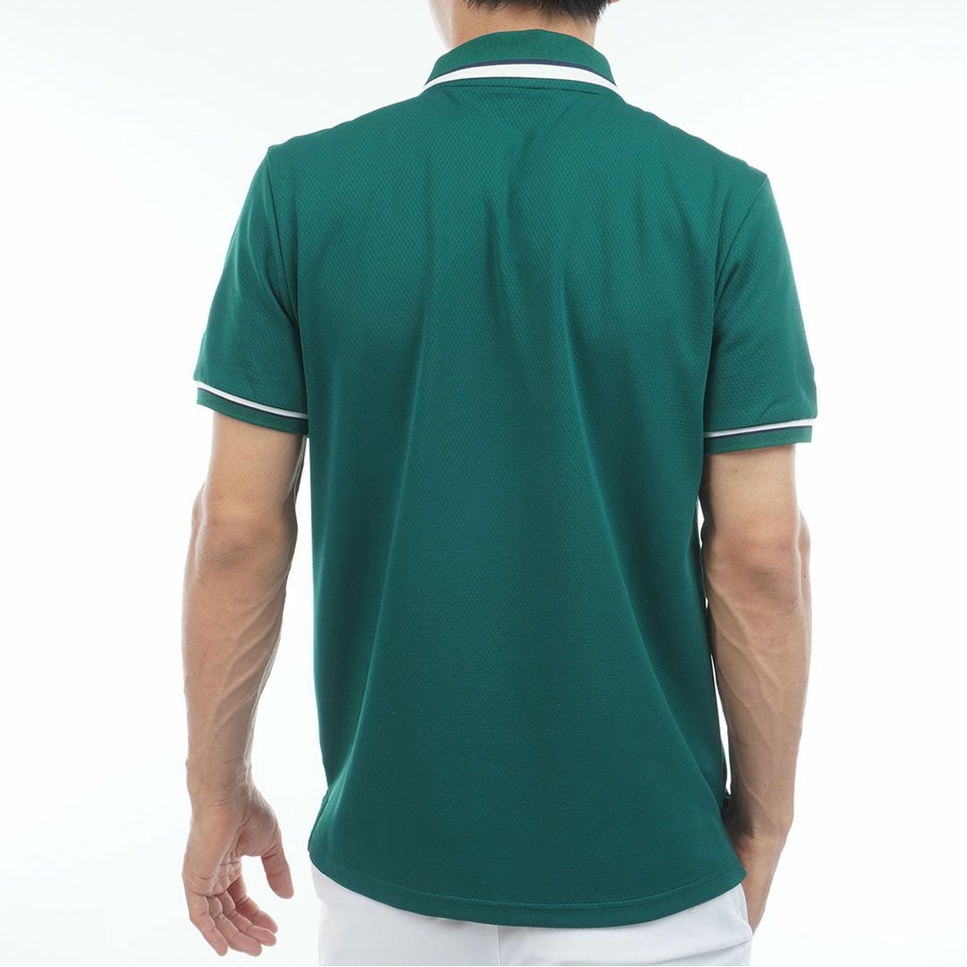 AdmiralGOLF アドミラル ゴルフ メンズ カラタッチ ポロシャツ ダークグリーン 詳細3