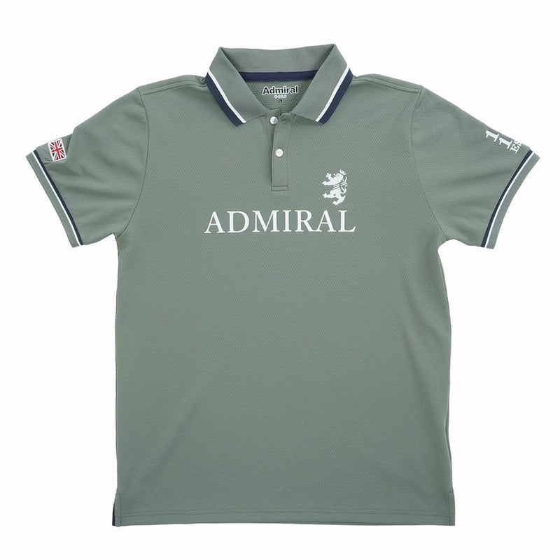 AdmiralGOLF アドミラル ゴルフ メンズ カラタッチ ポロシャツ カーキ 詳細4