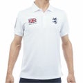 アドミラルゴルフ Admiral GOLF メンズ フラッグ ポロシャツ ADMA614 ホワイト