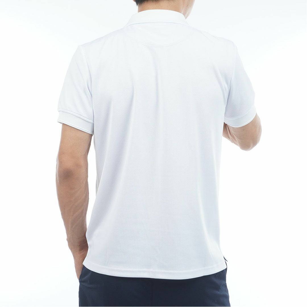 アドミラルゴルフ Admiral GOLF メンズ フラッグ ポロシャツ ADMA614 ホワイト