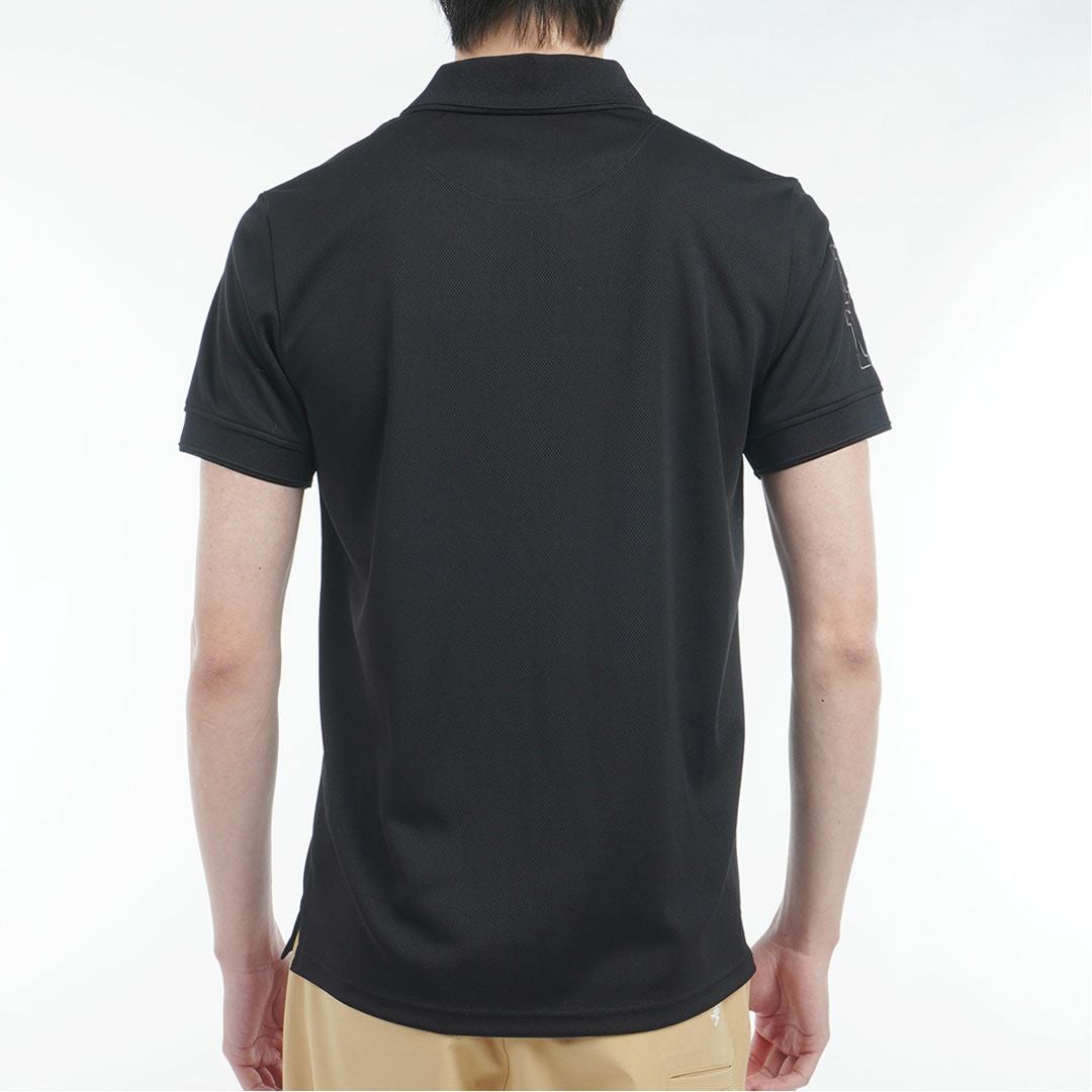 アドミラルゴルフ Admiral GOLF メンズ フラッグ ポロシャツ ADMA614 ブラック