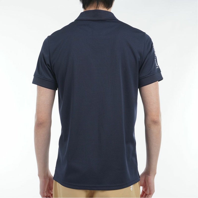 アドミラルゴルフ Admiral GOLF メンズ フラッグ ポロシャツ ADMA614 ネイビー