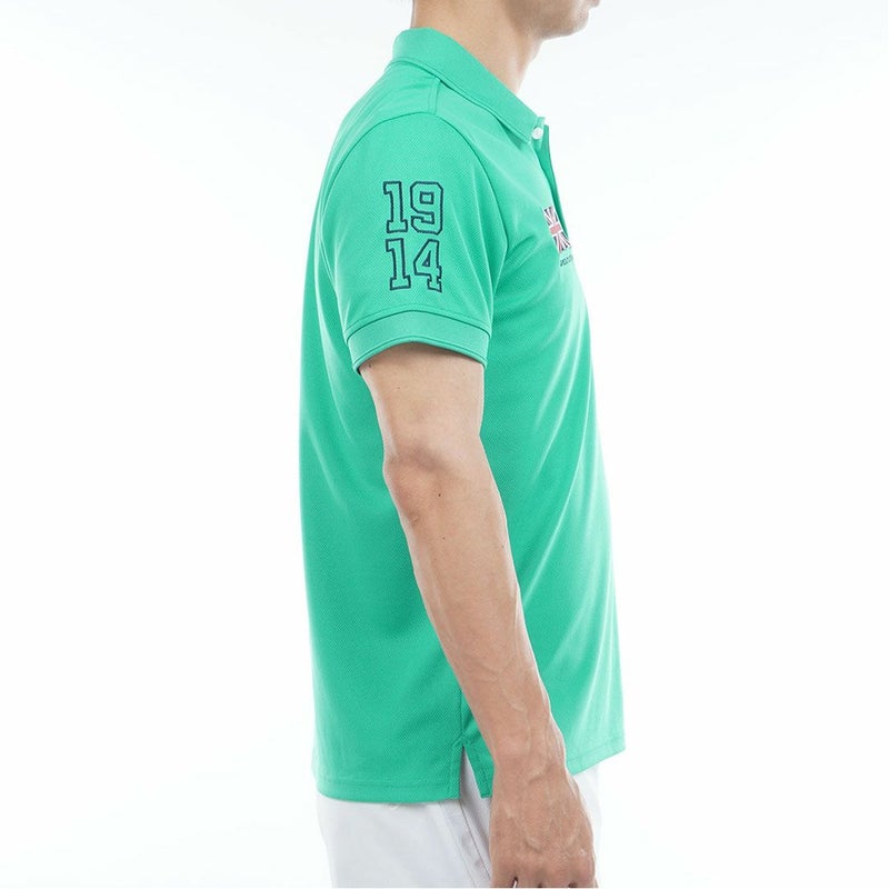 アドミラルゴルフ Admiral GOLF メンズ フラッグ ポロシャツ ADMA614 グリーン