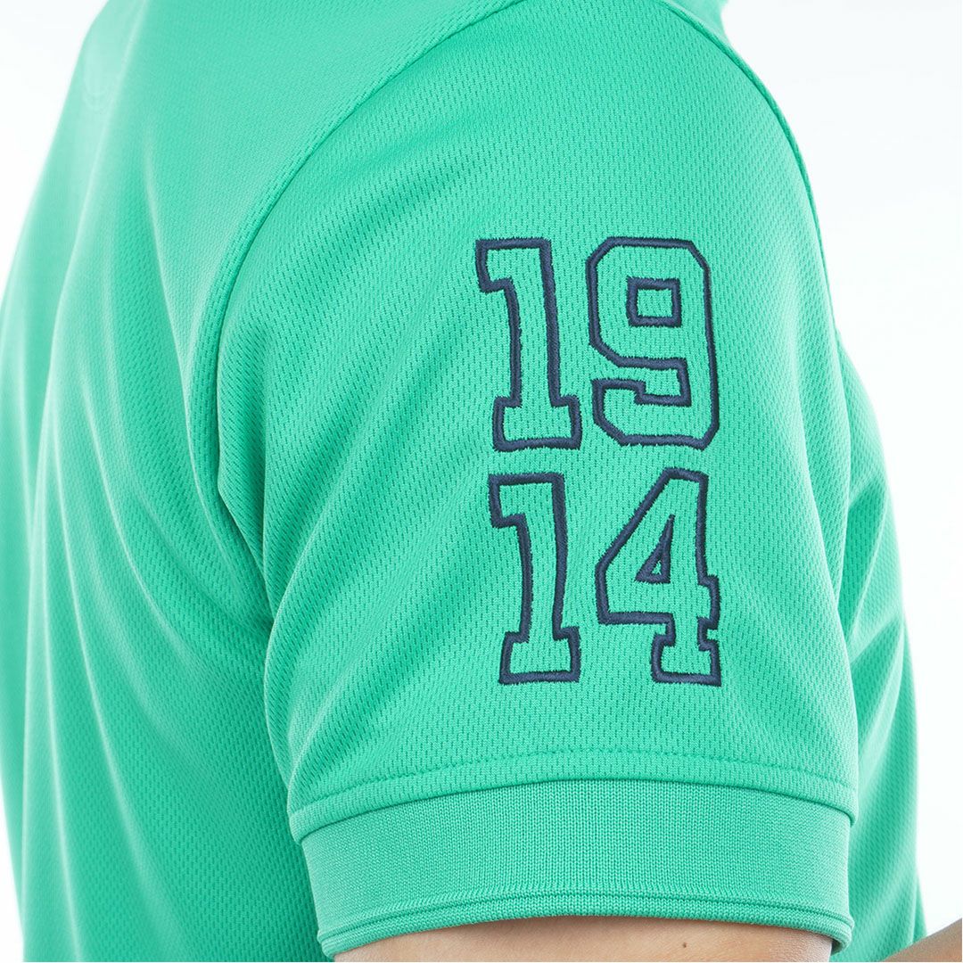 アドミラルゴルフ Admiral GOLF メンズ フラッグ ポロシャツ ADMA614 グリーン