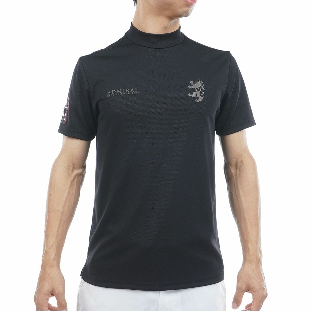 アドミラルゴルフ Admiral GOLF メンズ フラッグ モックネックシャツ ADMA615 ブラック