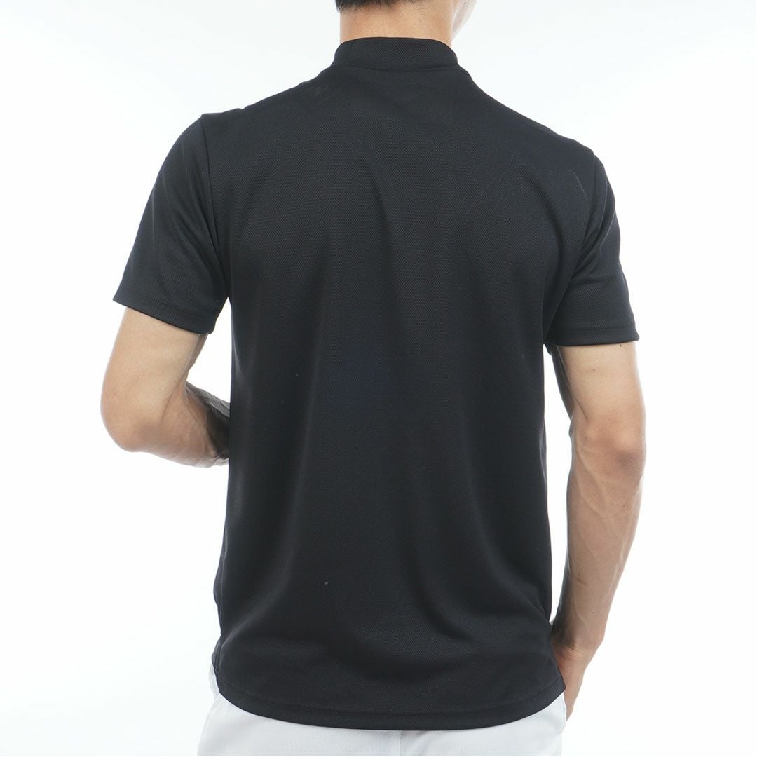 アドミラルゴルフ Admiral GOLF メンズ フラッグ モックネックシャツ ADMA615 ブラック